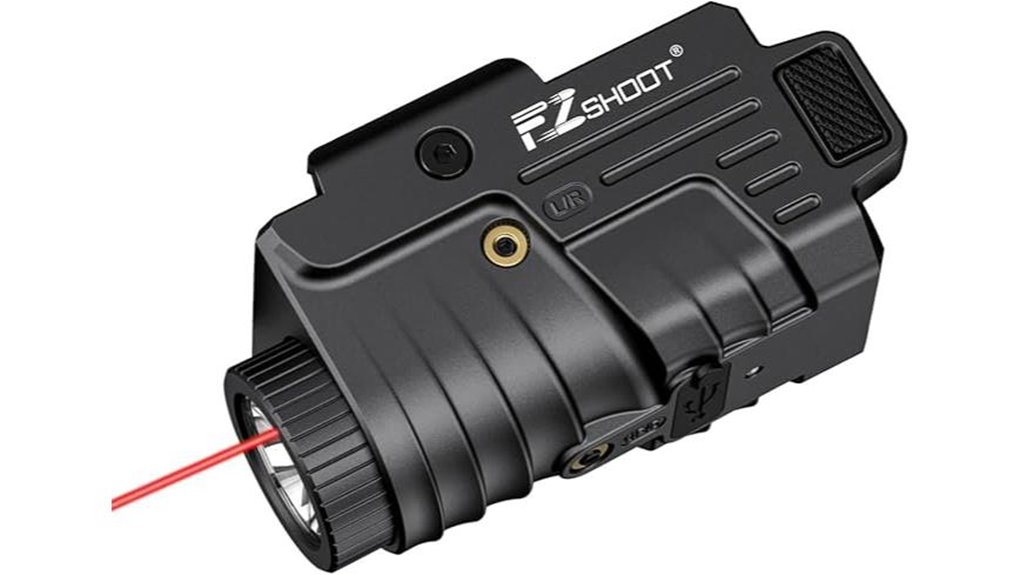 bright pistol light laser