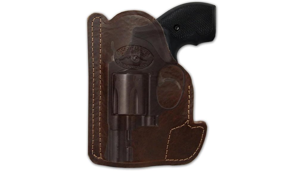 brown leather snub nose holster