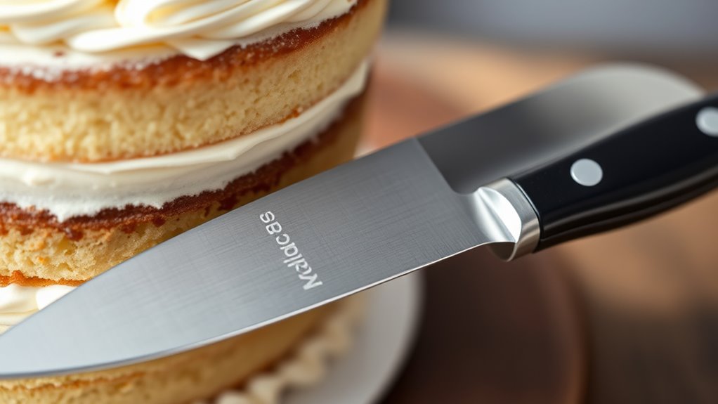 cake cutting knife features