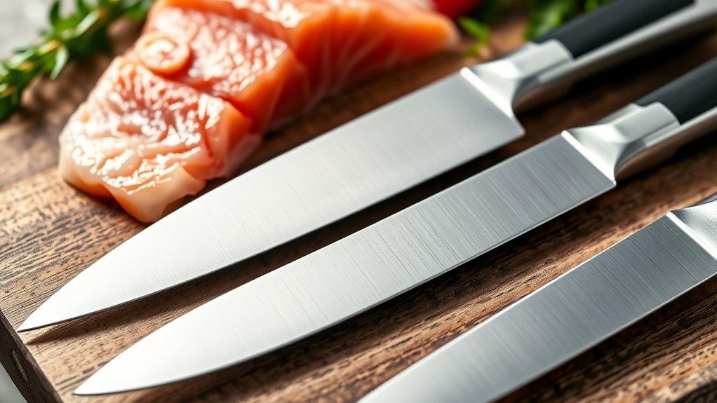 choose a flexible sharp comfortable knife