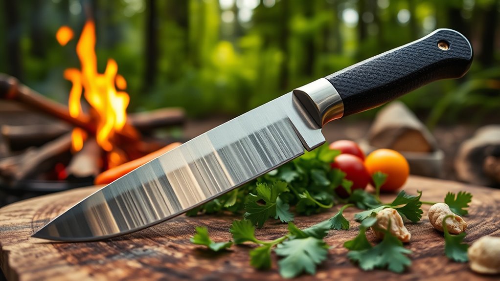 choose durable comfortable camping knife
