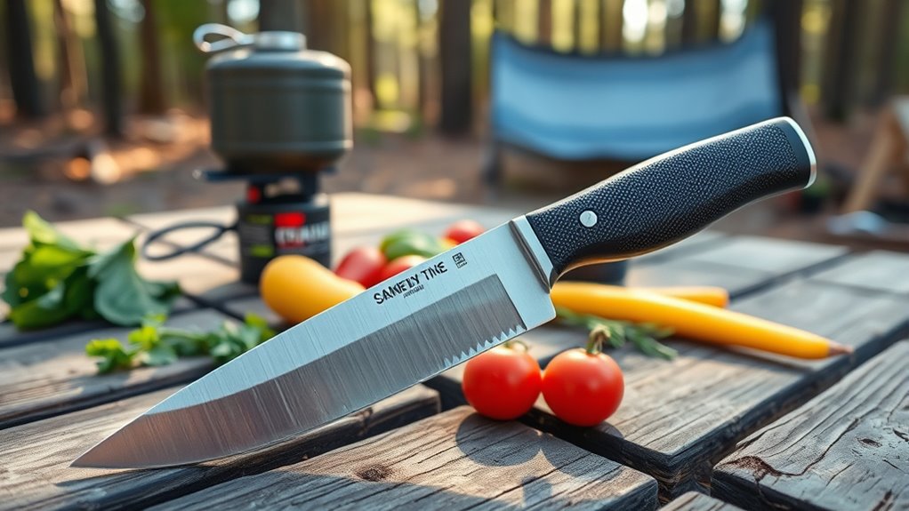 choose durable comfortable camping knife