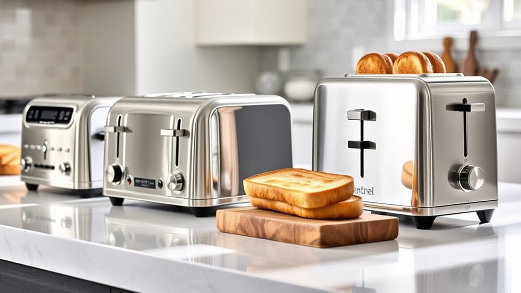 choose durable stainless steel toasters