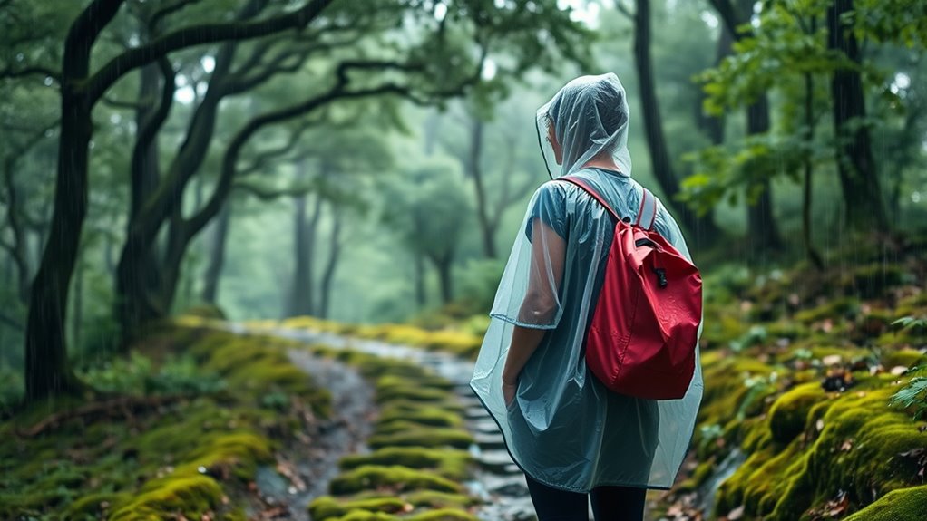choose lightweight rain gear