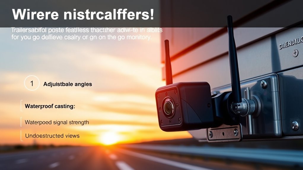 choose reliable wireless trailer camera