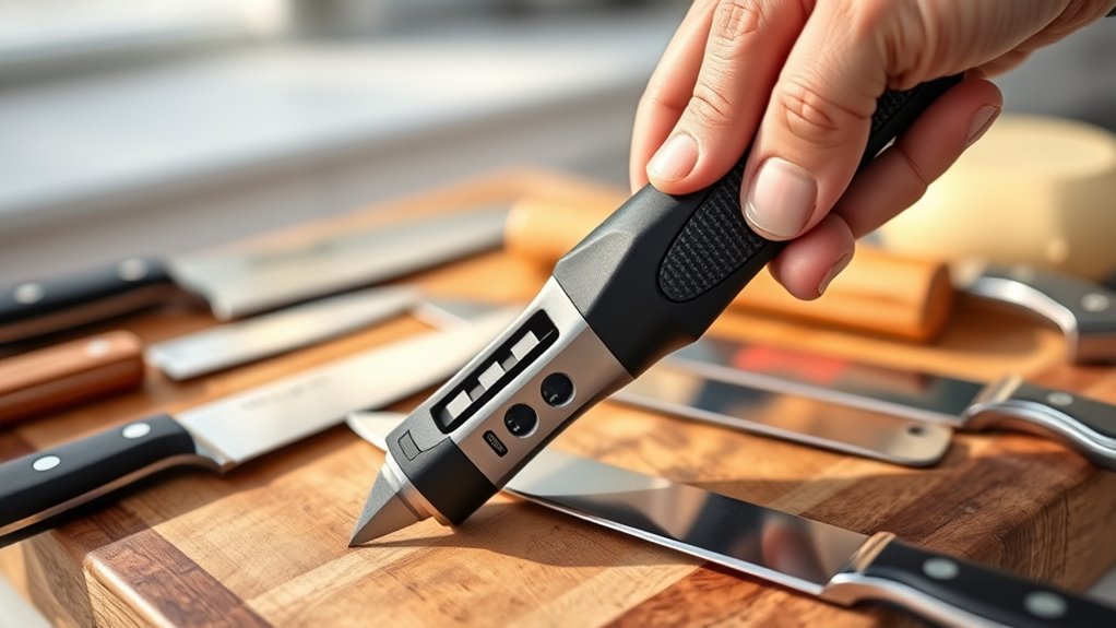 choose safe comfortable sharpener