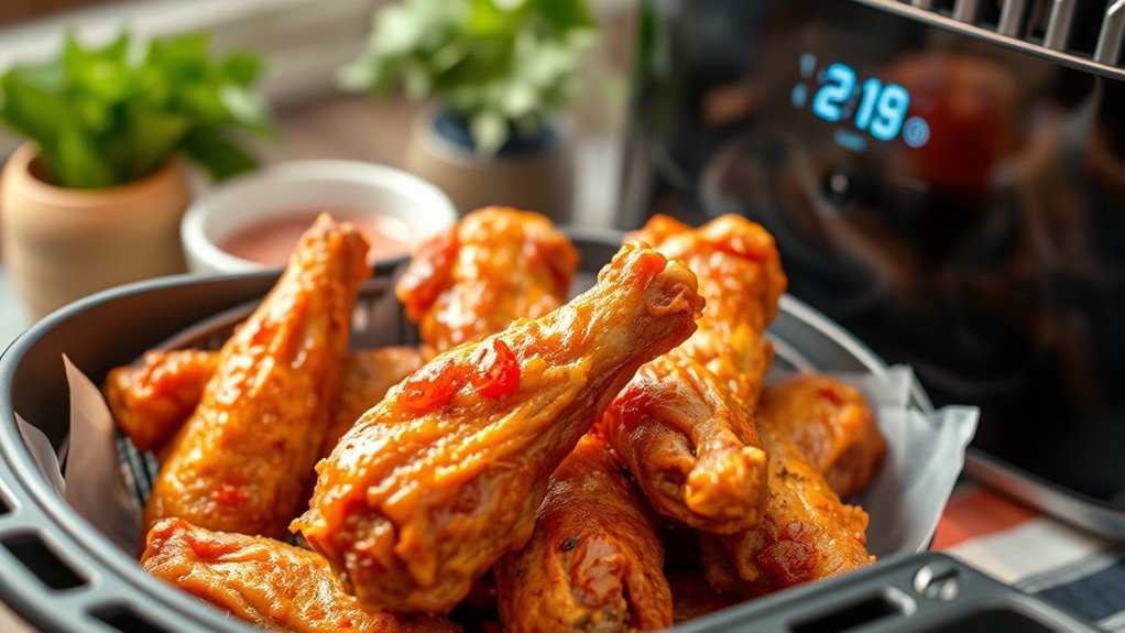 choose wings and flavors