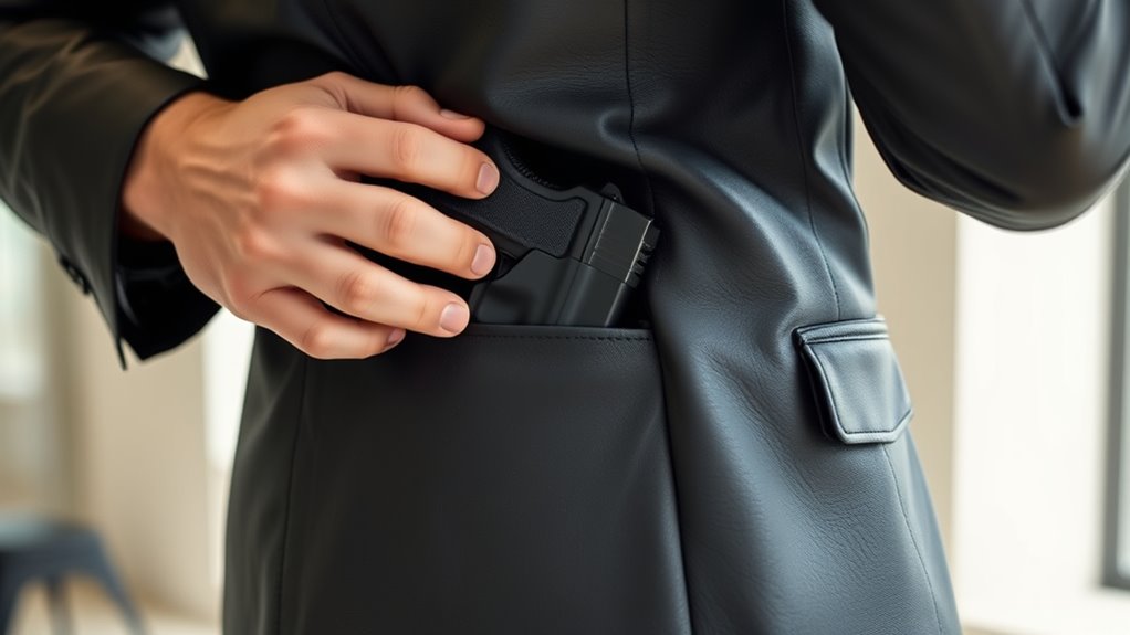 comfort fit material concealment