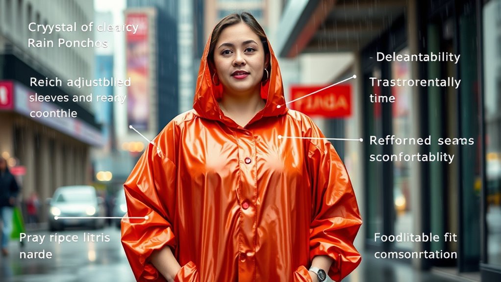 comfortable durable waterproof poncho