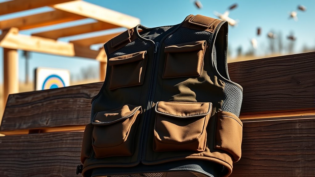 comfortable functional shooting vest
