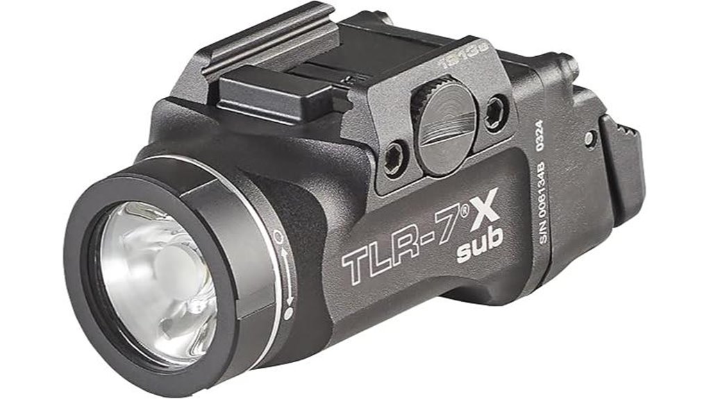 compact 550 lumen weapon light