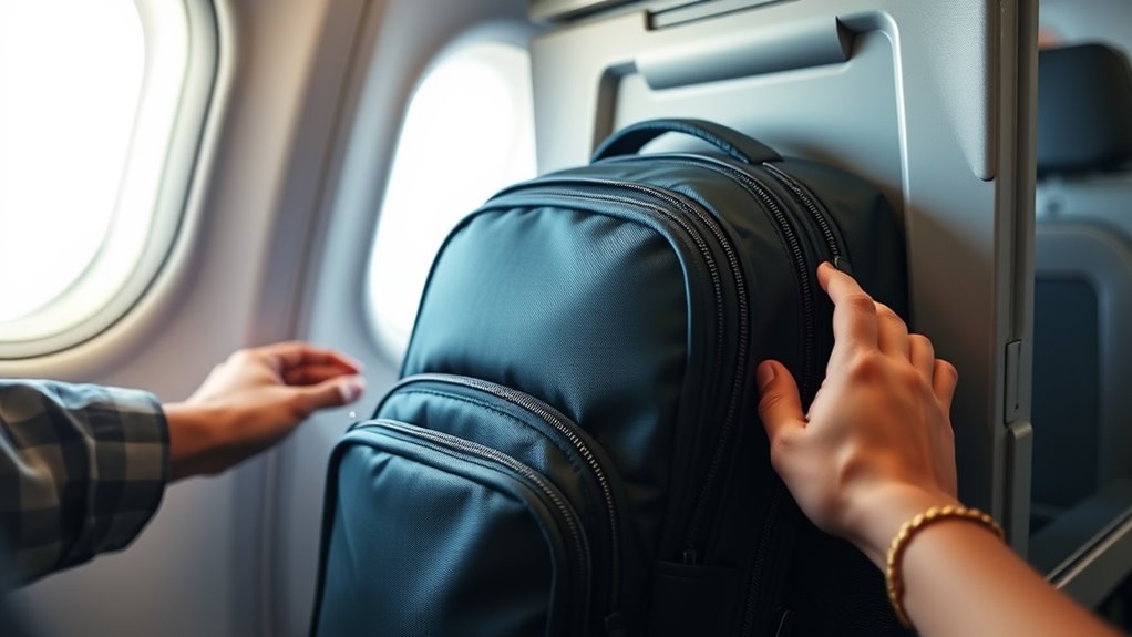 compact organized protective backpack