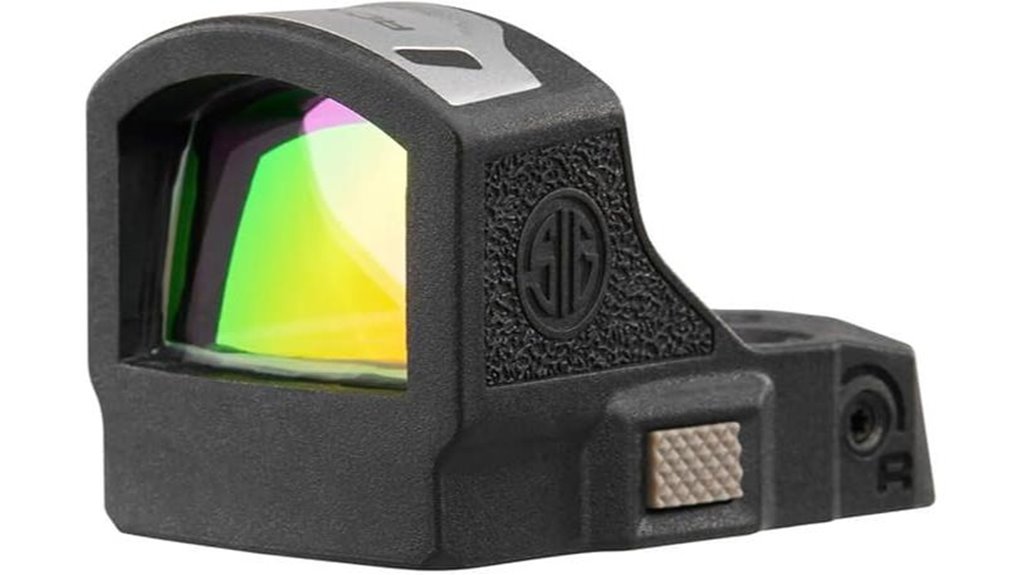 compact red green dot sight