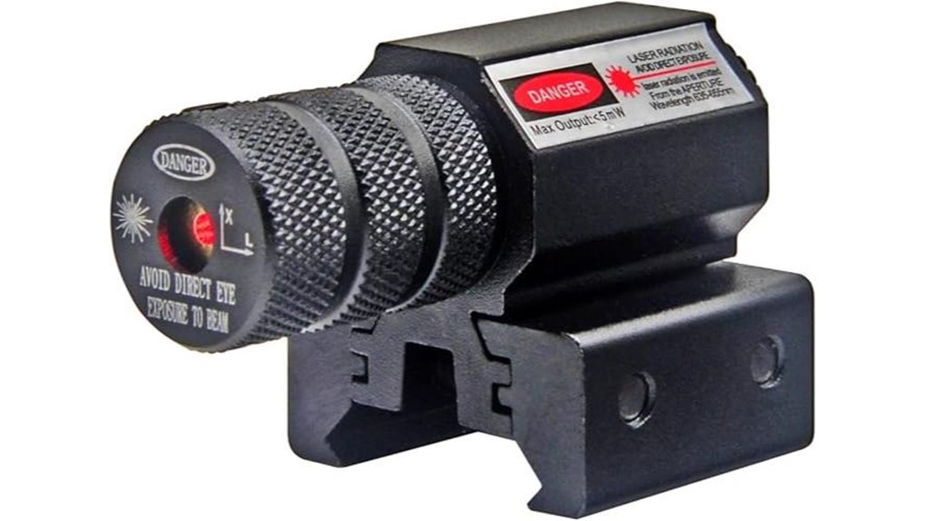 compact red green laser sight