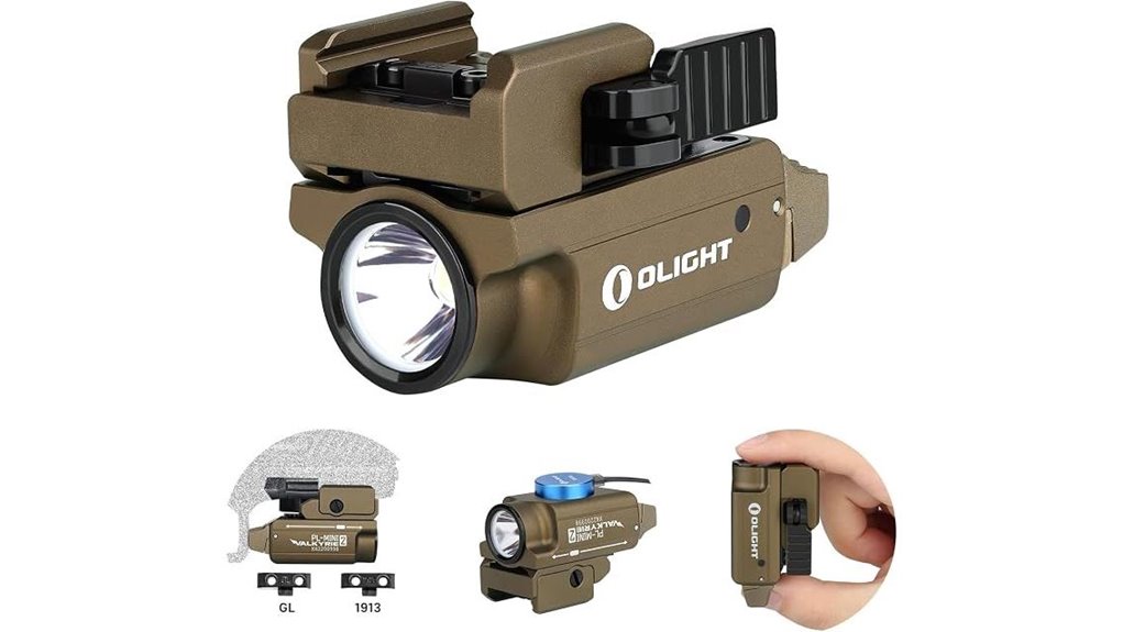 compact tactical weaponlight
