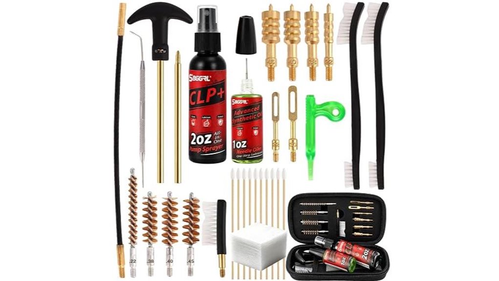 complete firearm cleaning set