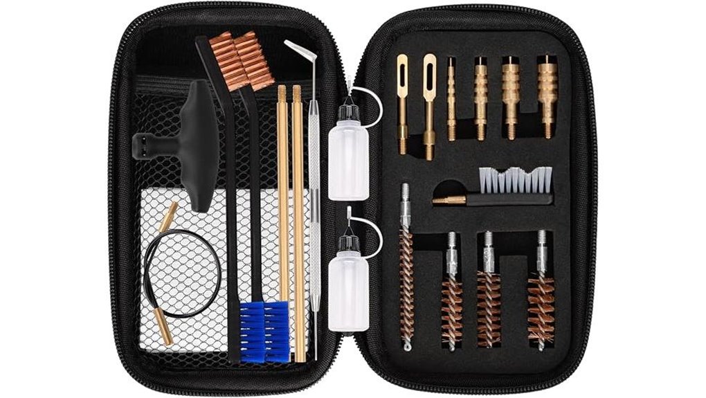complete handgun cleaning kit