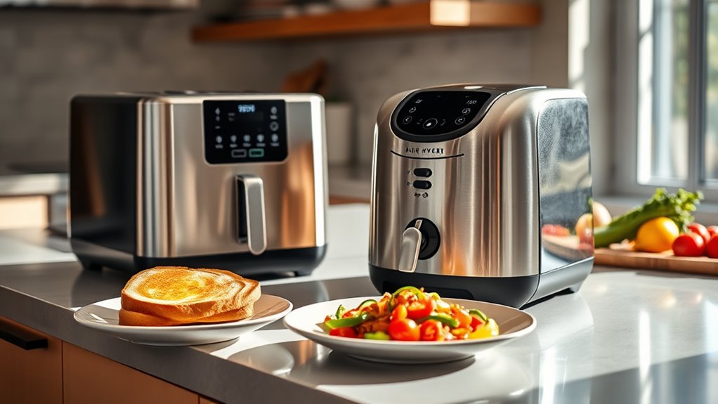cooking features and capacity