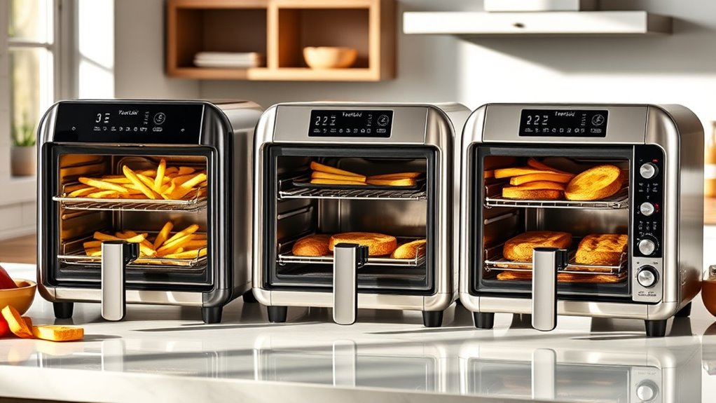 cooking functions and capacity