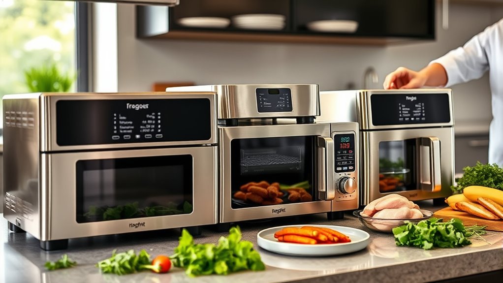 cooking functions and capacity