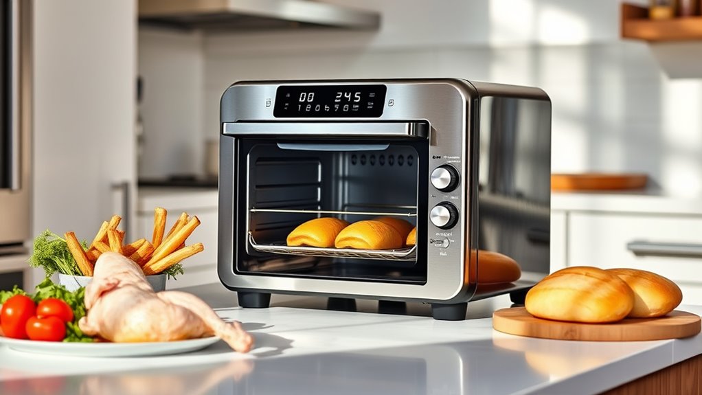 cooking functions and capacity