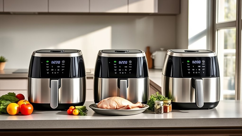 cooking functions and capacity