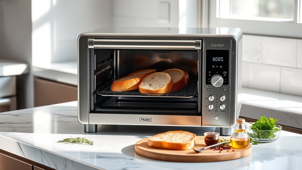 cooking functions and controls