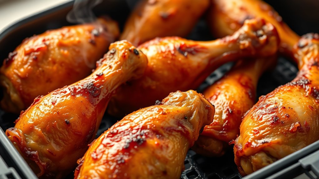 crispy air fryer drumsticks