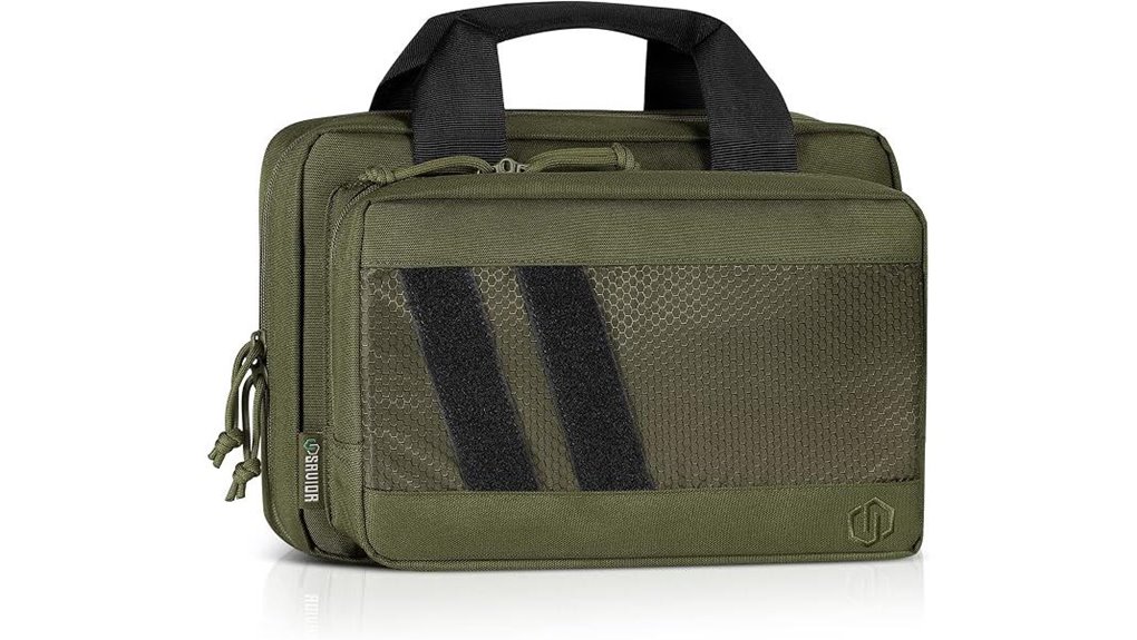 double scoped handgun case