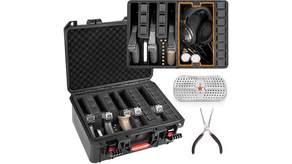 durable waterproof gun case