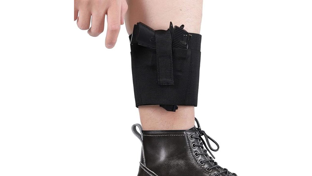 elastic ankle holster with magazine
