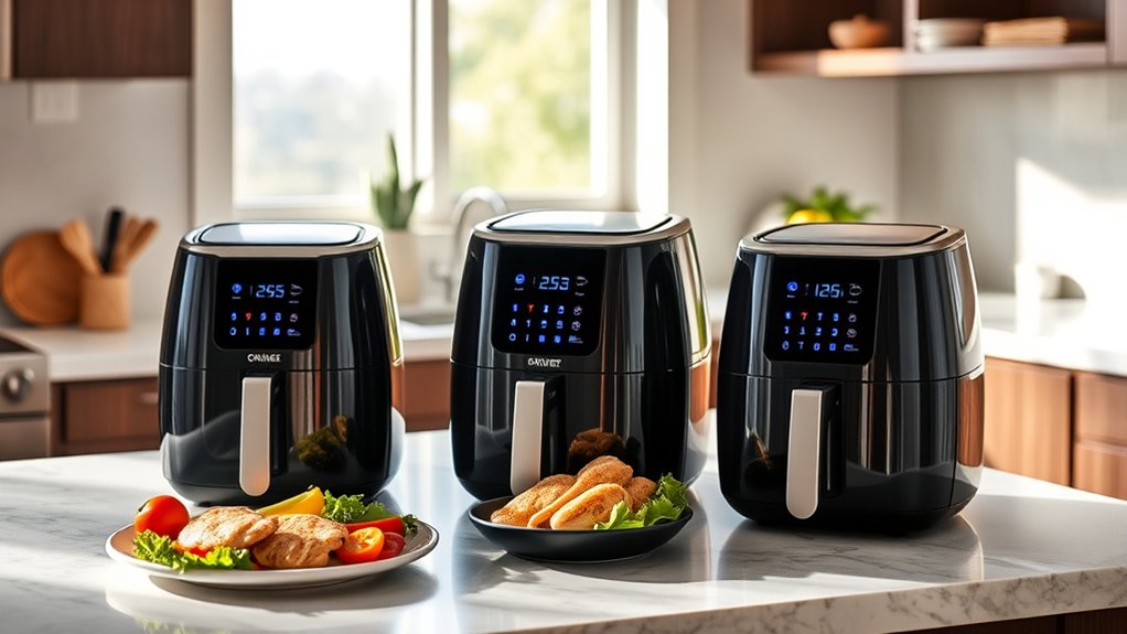 family sized air fryer features