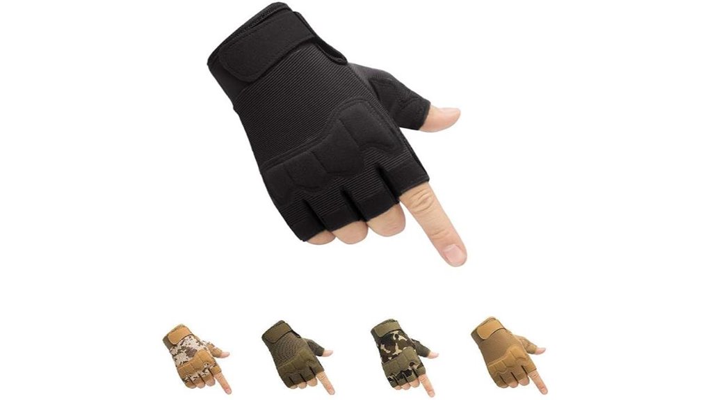 fingerless outdoor hunting gloves