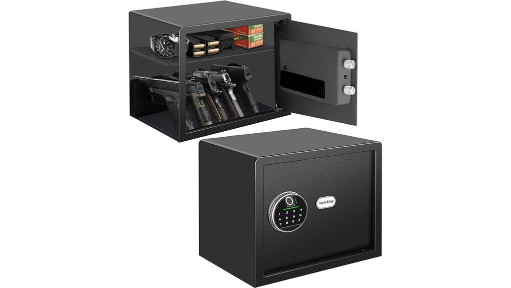 fingerprint safe 1 2 cu ft