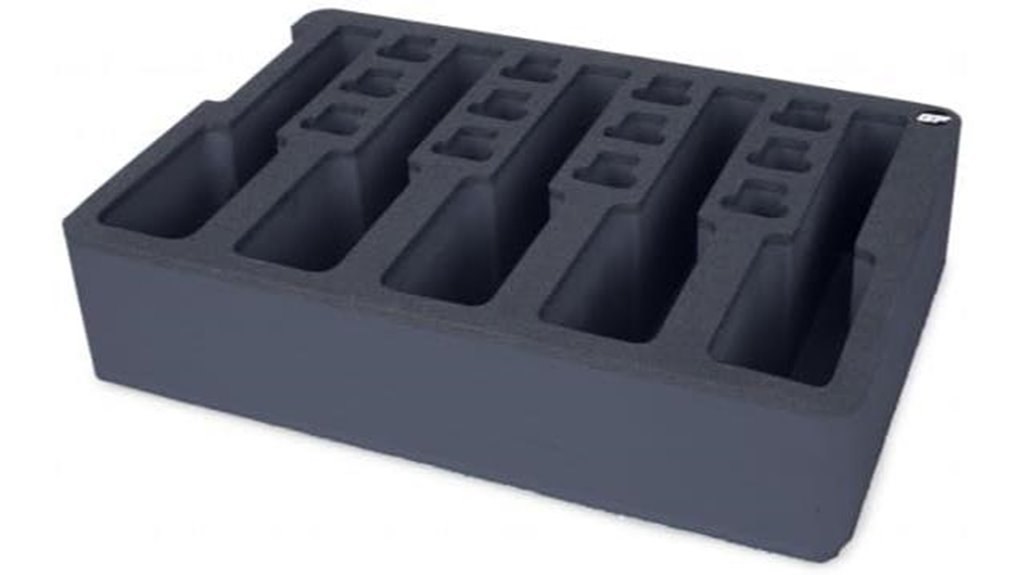 fits 5 pistols foam insert