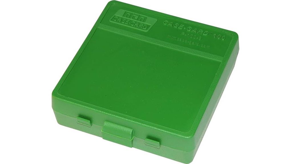 green 100 round ammo box
