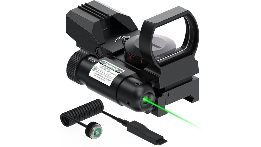 green laser rifle sight