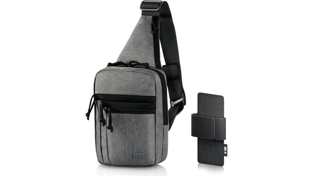 grey tactical concealed carry bag