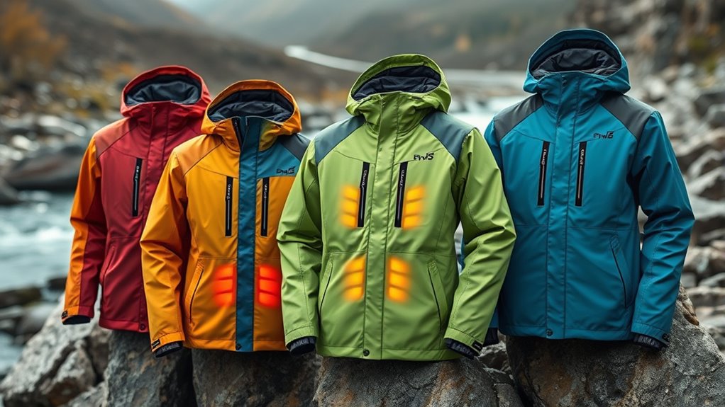 heated waterproof jacket features