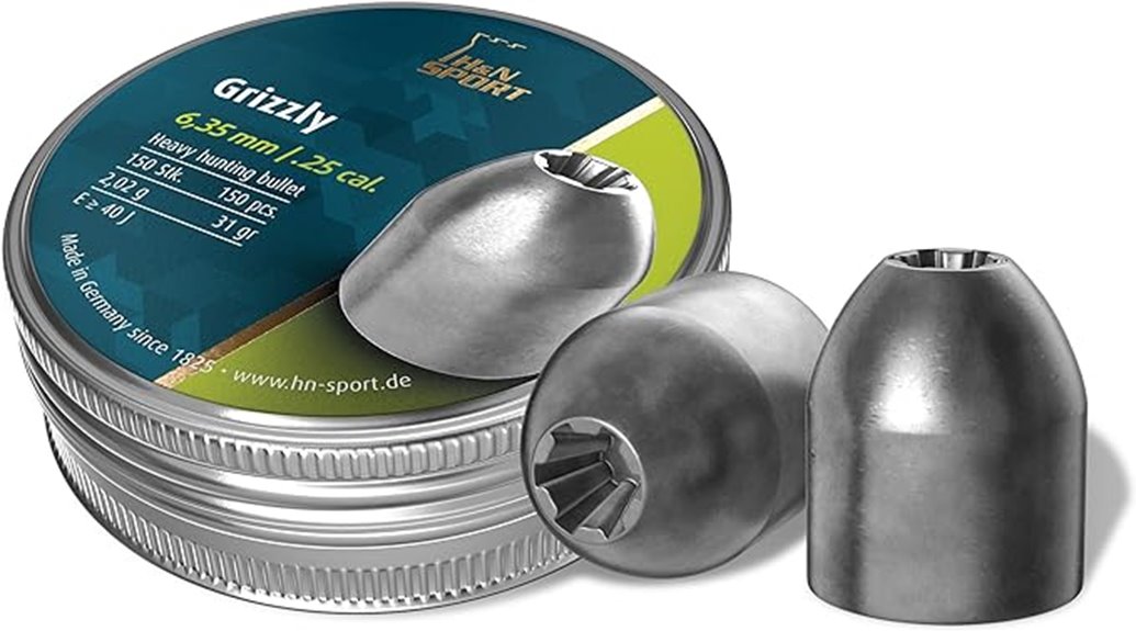 heavy duty 25 caliber pellets
