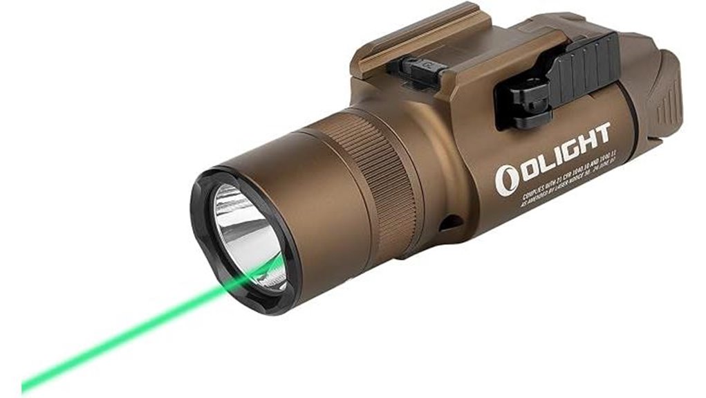high output tactical flashlight