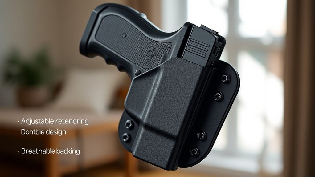 holster comfort security adjustability