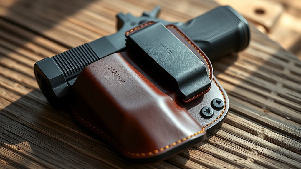 holster material and retention