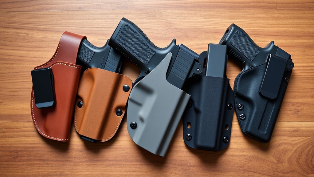 holster material fit retention