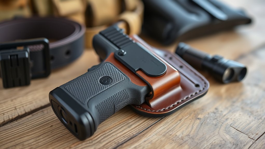 holster material retention comfort