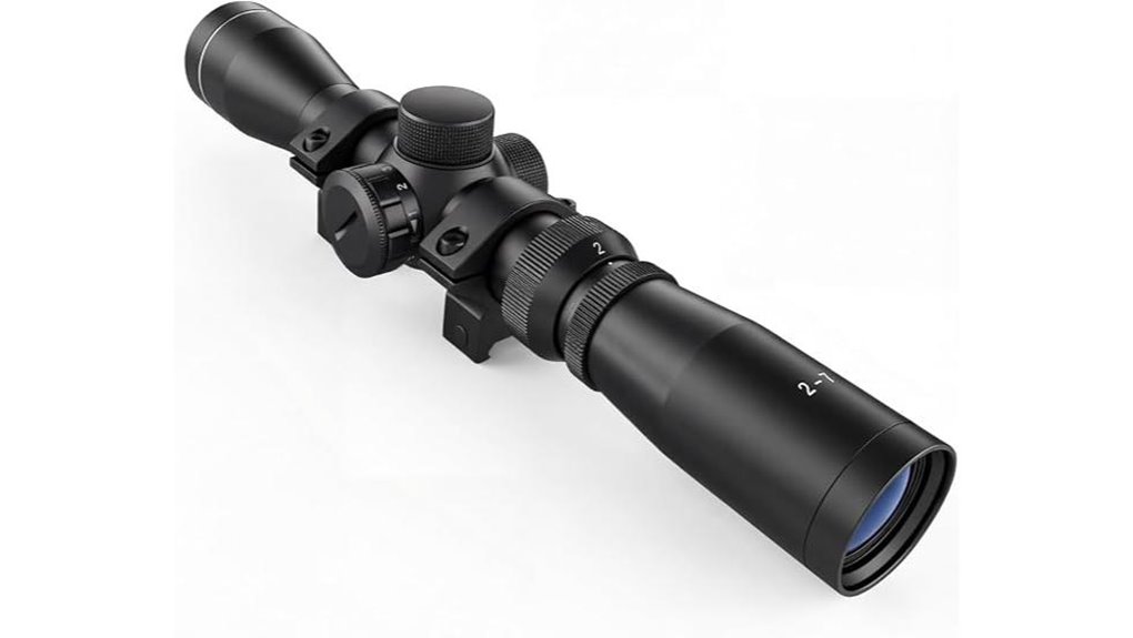illuminated duplex rifle scope