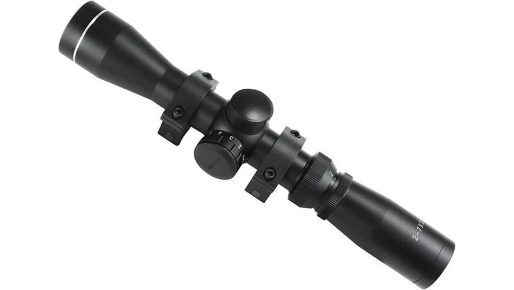 illuminated duplex rifle scope