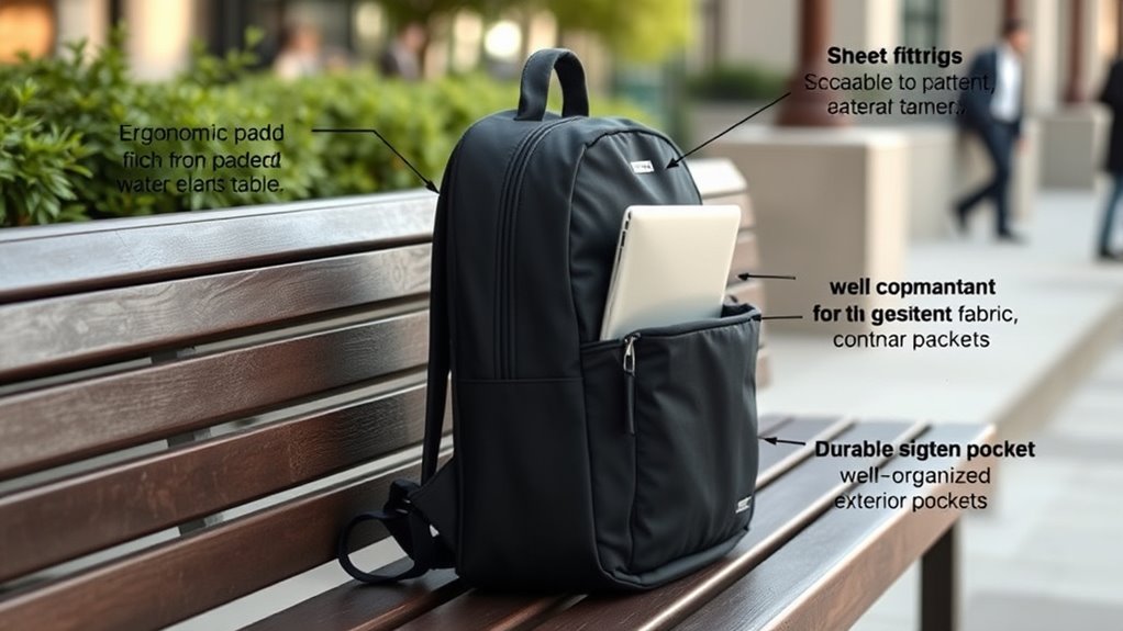 laptop fit comfort organization