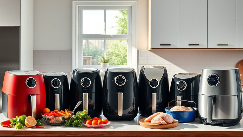 large family air fryers