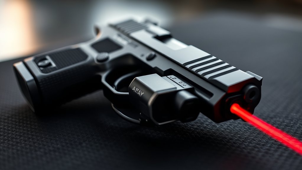 laser features for pistols
